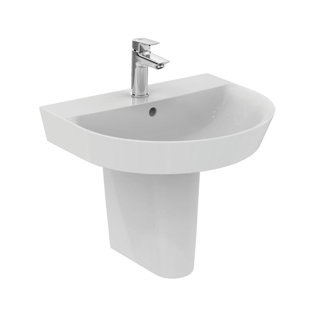 Cutout image of Ideal Standard Connect Air Arc 550mm Semi-Pedestal Basin